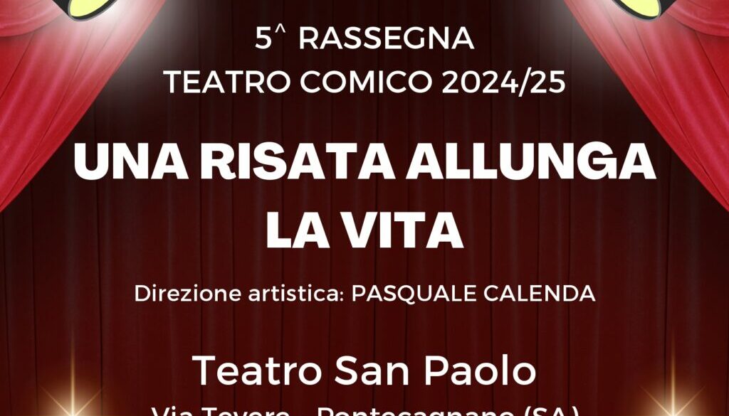 V Rassegna di teatro comico “Una risata allunga la vita”